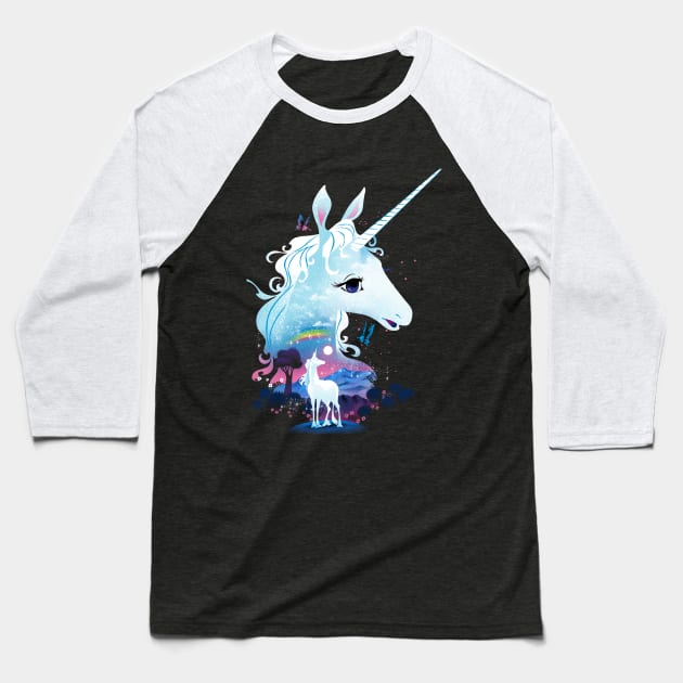 A Magical Forest Baseball T-Shirt by DANDINGEROZZ